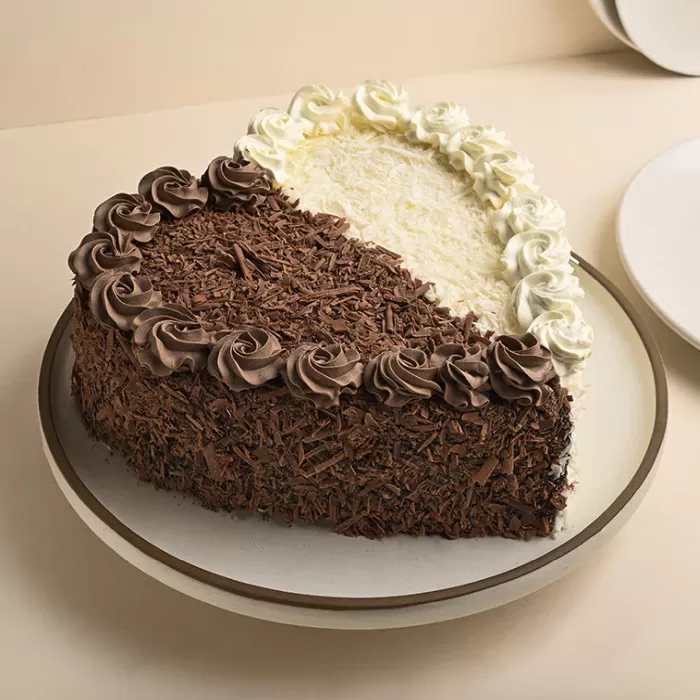 Black Forest Valentine Cake