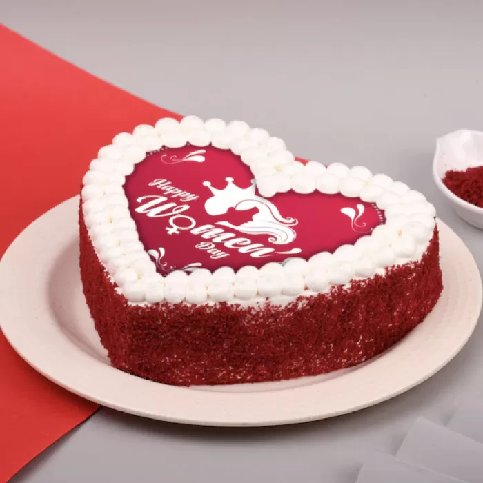 Womens Day Red Velvet Cake