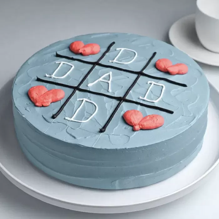 Fathers Day Blue Cake