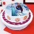 Frozon Poster Cake Half Kg