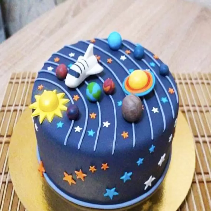 Universe Fondant Designer Cake