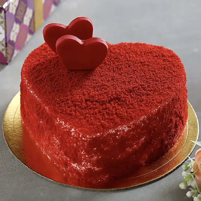 Sweet Heart Red Velvet Cake