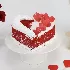 Heart Shaped Red Velvet Cake 1 Kg