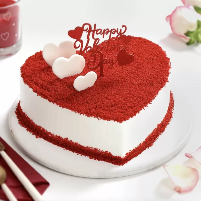 special Red Valentine Day Cake