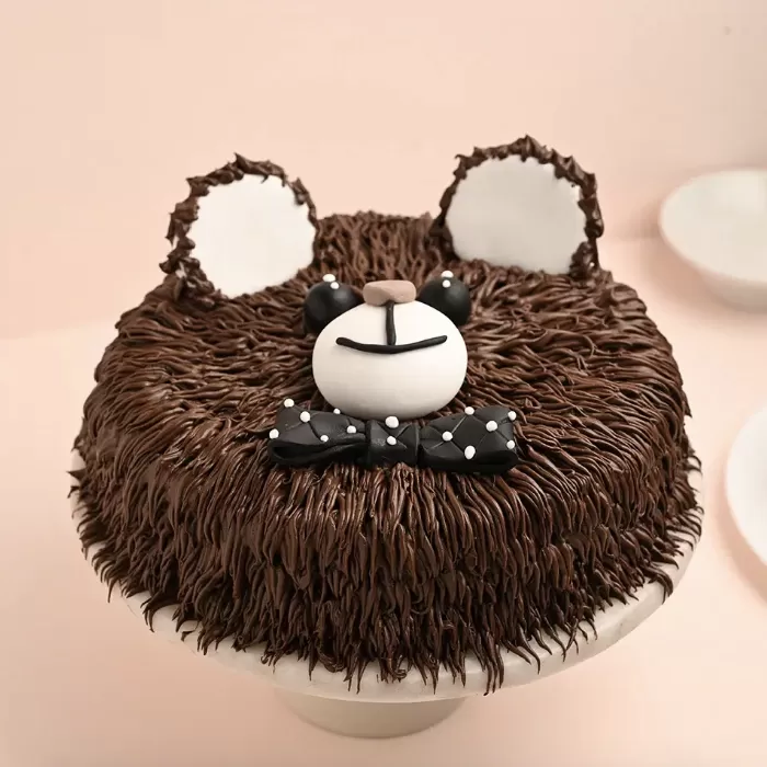 Brown Bear Theme Cake