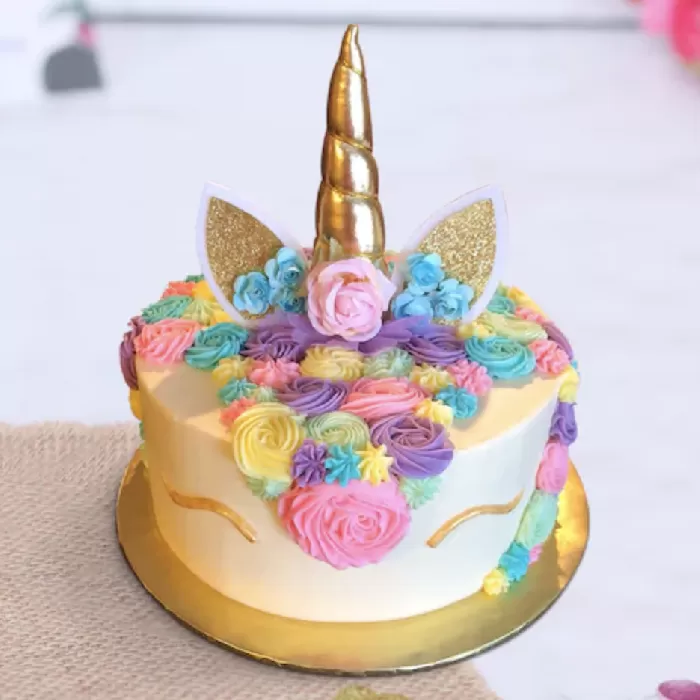  Vanilla Unicorn Cake