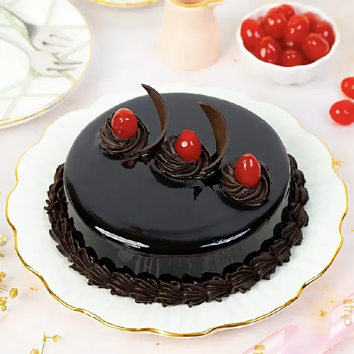 dark Chocolate Truffle Cake