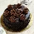 Truffle Cake with chocolate flower Half Kg
