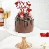 Chocolate Strawberry Valentine Cake  Half Kg