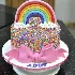 Rainbow Vanilla Cake  1 Kg