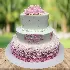 3 Tier Floral wedding cake three Kg