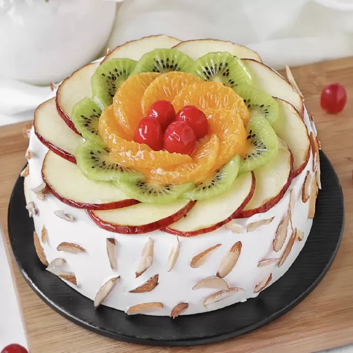 Fresh Fruit Almond Cake- Cake under 399 