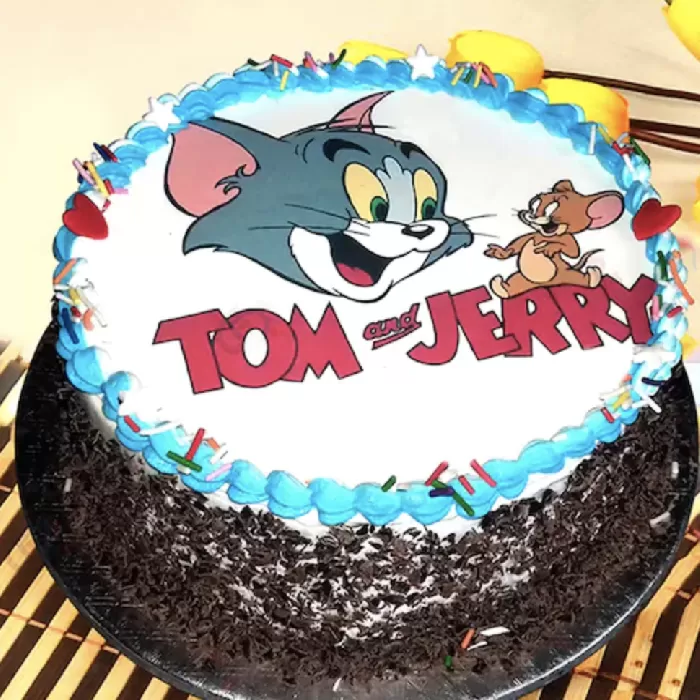 Tom And Jerry Cartoon Cake 