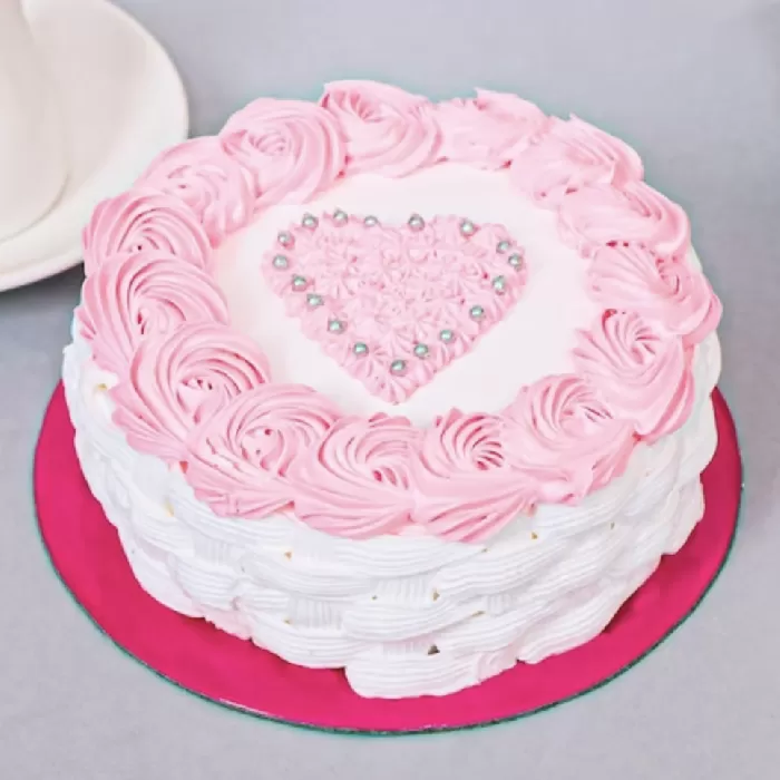 Valentine Vanilla Cake