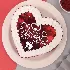 Red Velvet Valentines Poster Cake Half Kg